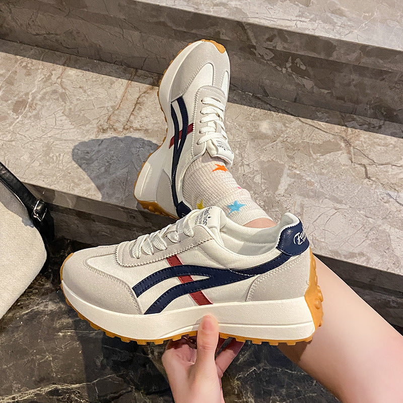 Damen Sneaker Bequem Sportlich Laufsohle Weich