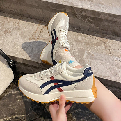 Damen Sneaker Bequem Sportlich Laufsohle Weich