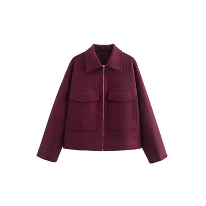 Wärmeisolierte Damen Winterjacke Isolierende Overshirt