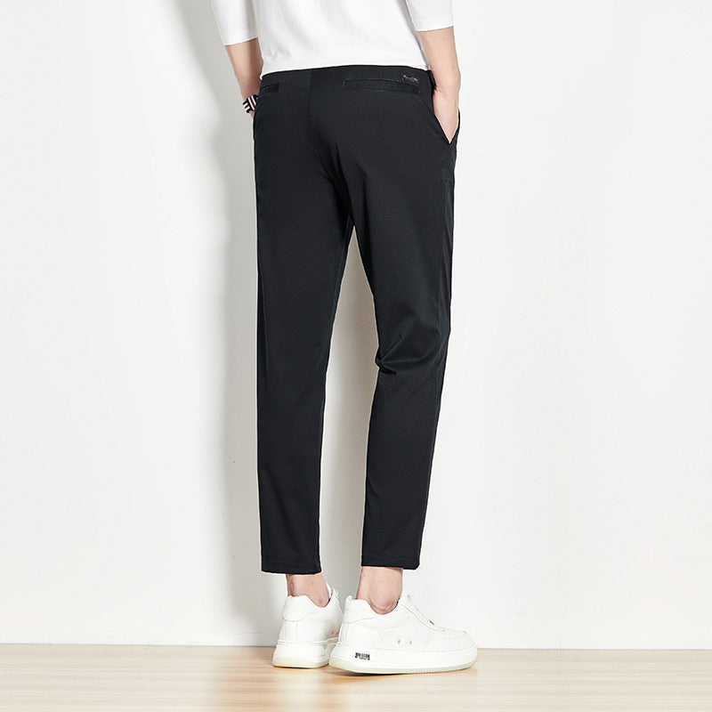 Herren Chino Hose Slim Fit Elastisch