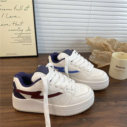Damen Plateau Sneaker Modisch Hoch Einzigartig
