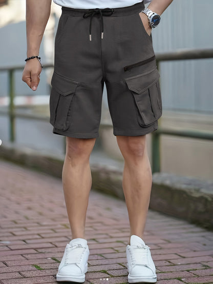 Herren Cargo Shorts Funktionale Mehrfachtaschen Shorts