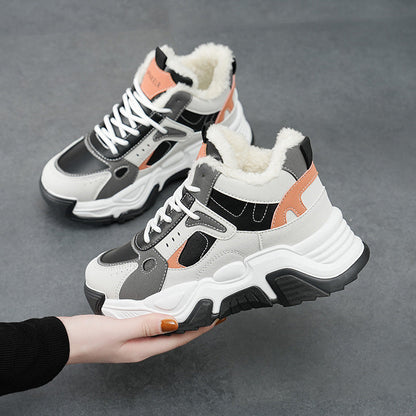 Damen Sneaker High-Top Weich Komfortabel Rutschfest - BerlinGlamour