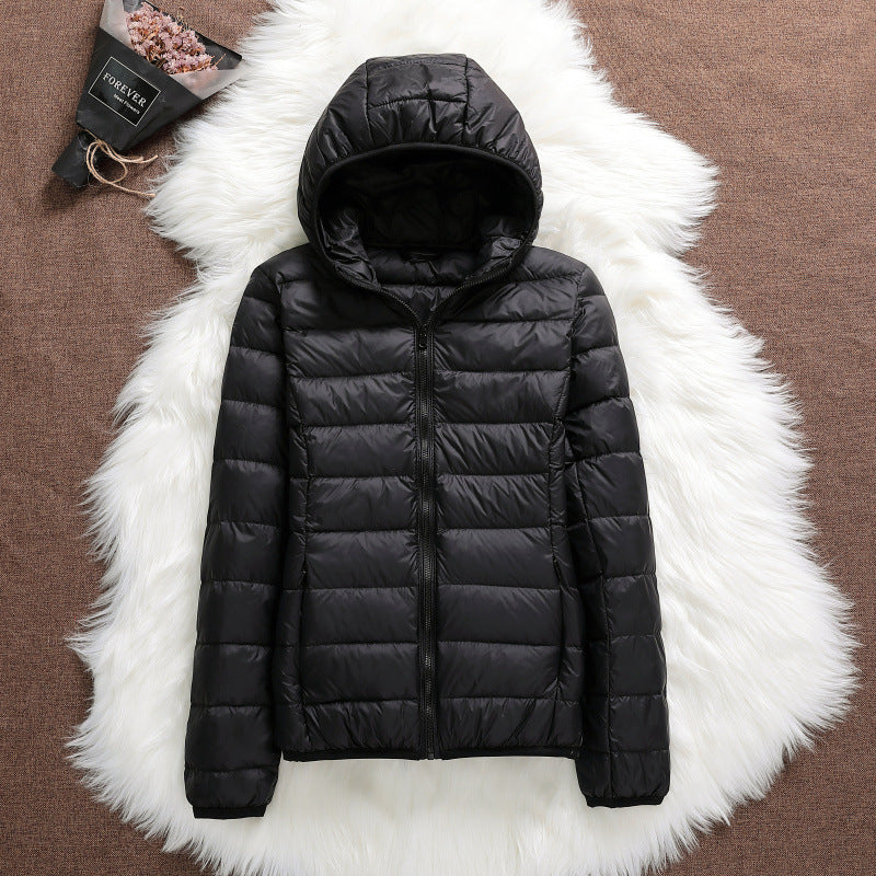Mode Blaue Damenjacke Klassisch Himmelblau