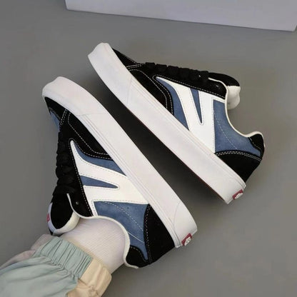 Damen Sneaker Retro Sportlich Weich Innenfutter