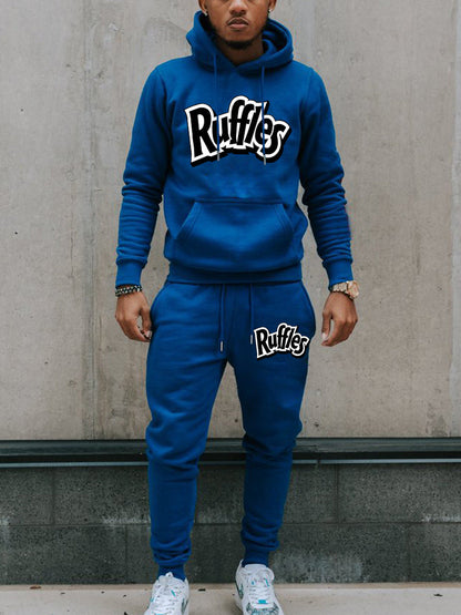 Herren Jogginganzug Set mit Logo, Gemütlich und Bequem - BerlinGlamour