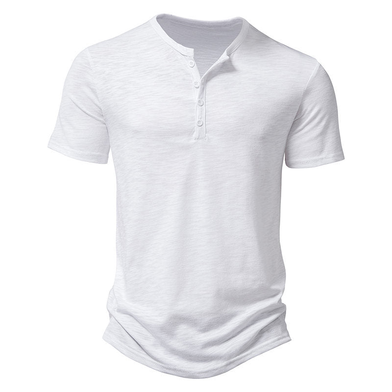 Herren Kurzarm-Shirt klassisches Knopfdesign Modern Berlin