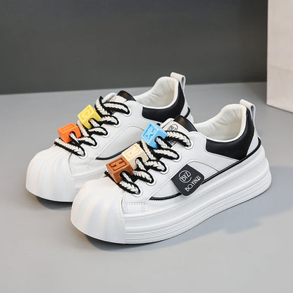 Damen Sneaker Bequem Komfort Laufsohle Schnürsenkel Modern