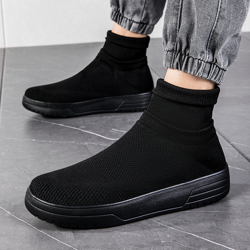 Damen Sport Sneaker Laufschuhe Knöchelschutz Rutschfest