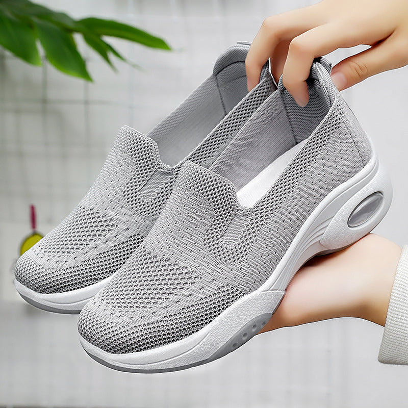 Damen Laufschuhe Bequem Atmungsaktiv Slip-On Schuhe - BerlinGlamour