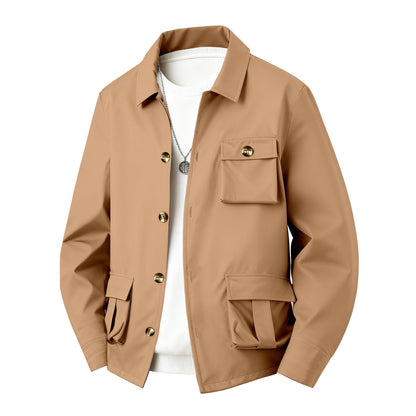 Herren Outdoor-Jacke Funktionstaschen Praktisch Wasserdicht