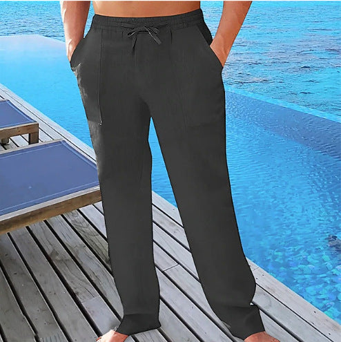 Herren Strandhose Leichte Sommerhose Bequem