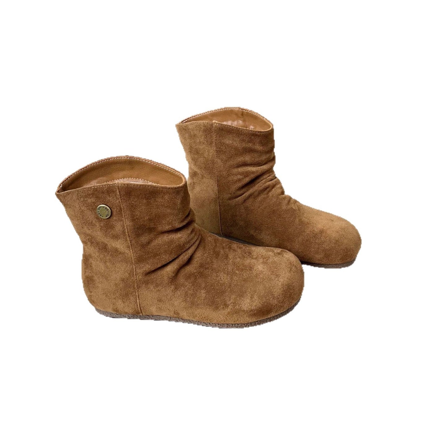 Damen Stiefel Wildleder Kuschelig Rutschfest