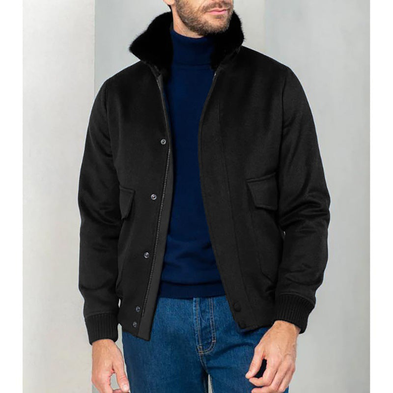 Herren Steppjacke Funktionell Stylish Winter
