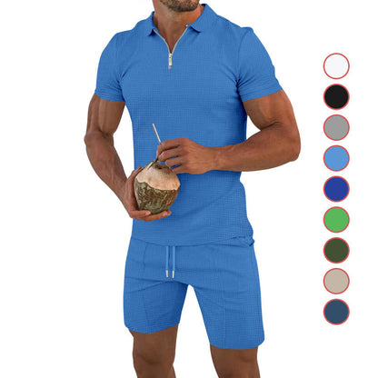 Herren Polo-Set mit Shorts Funktionell und Modern - BerlinGlamour