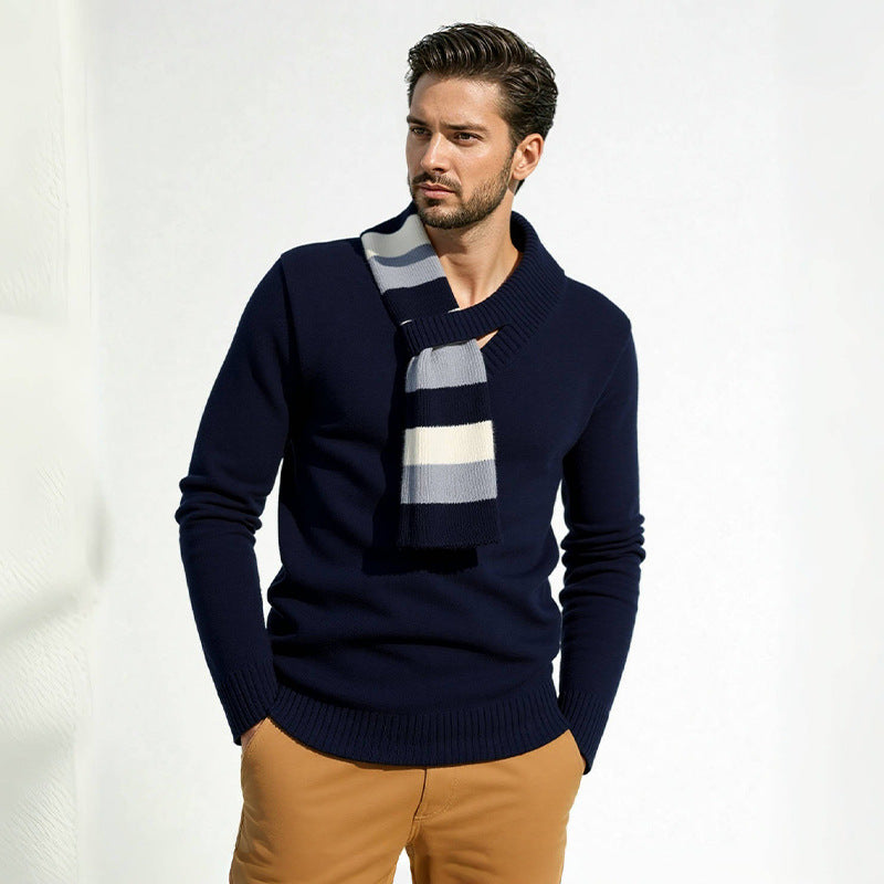 Herren Pullover V-Ausschnitt Weich Soft Hochwertig