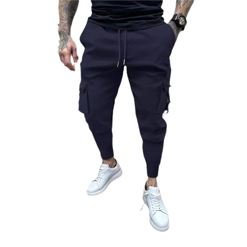 Herren Cargo-Jogginghose Modern Elastisch Mit Taschen