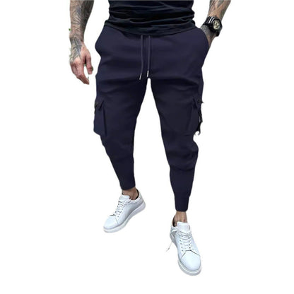 Herren Cargo-Jogginghose Modern Elastisch Mit Taschen