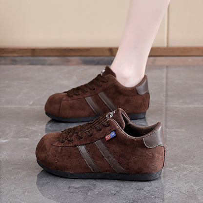 Damen Sneaker Lässig Weich Bequem Rutschfest