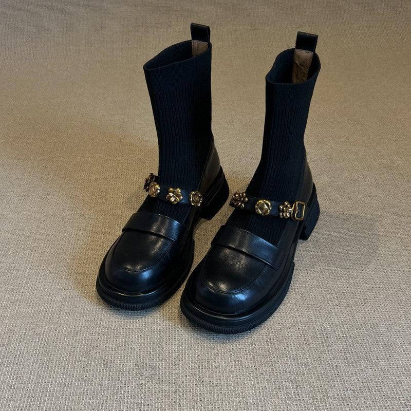 Damen Stiefel Ankle Boots Schnürsenkel Elegante Schwarz