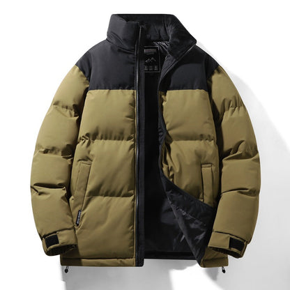 Herren Winterjacke Steppjacke Isoliert Warm