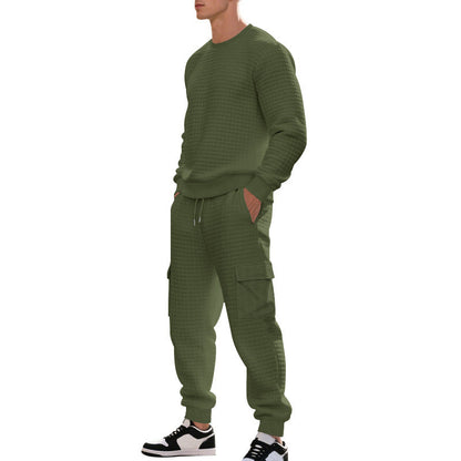 Herren Sweat-Set Cargo-Style atmungsaktiv mit Taschen