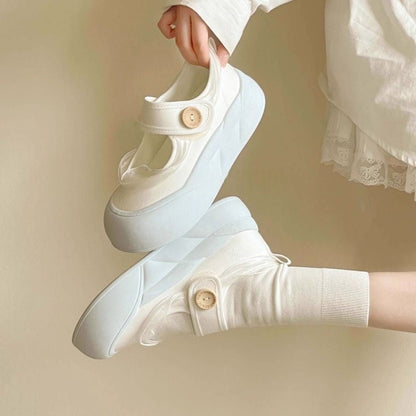 Damen Sneaker Bequem Elastisch Klettverschluss - BerlinGlamour