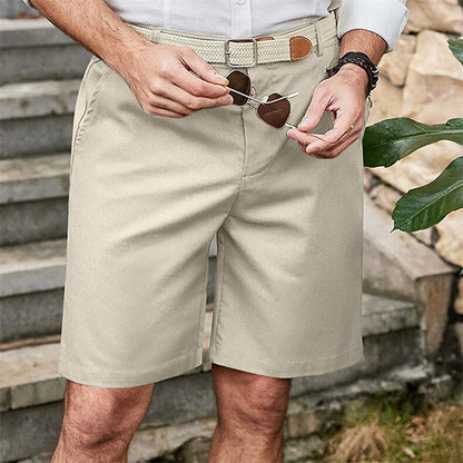 Herren Chino Shorts Atmungsaktiv Mit Taschen