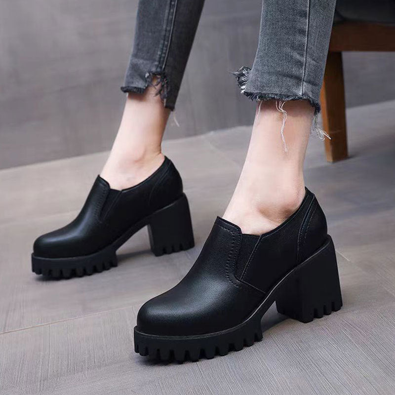 Damen Plateau-Stiefeletten Moderne Rutschfeste Sohle Schuhe