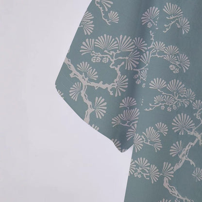 Herren Polohemd Kurzarm Floral Modern Style