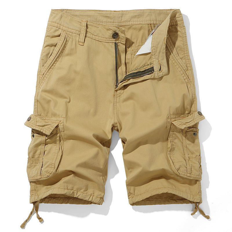 Herren Cargo Shorts Praktisch Vielfach Taschen Verstellbar
