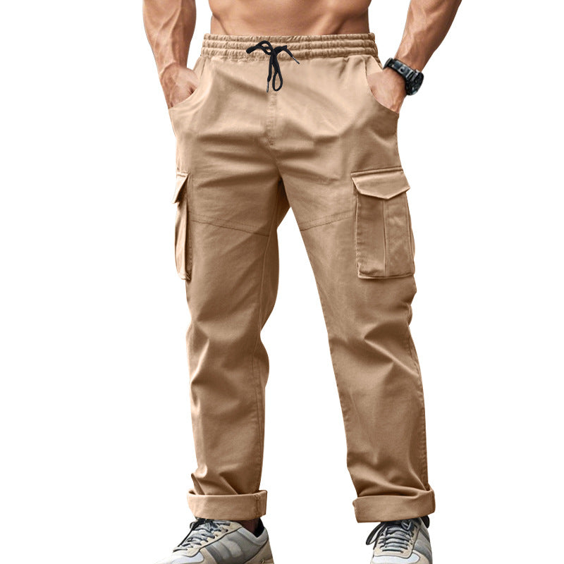 Herren Cargo-Hose Bequem Mit Seitentaschen Elastisch