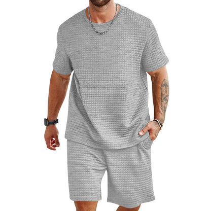 Herren Freizeit-Set Strukturiert Bequem Elegant