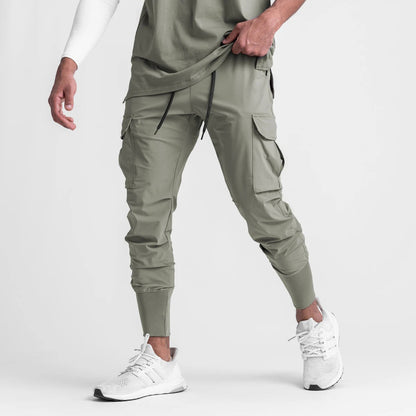 Herren Cargo-Hose mit elastischen Bündchen Funktionell Modern