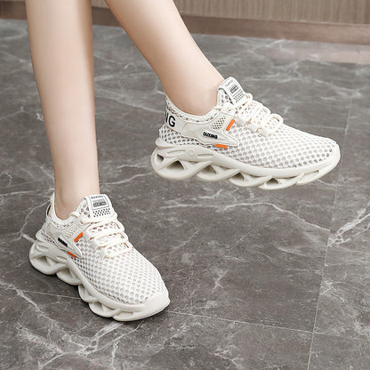 Damen Sneaker Sportlich Mesh Leicht mit Ergonomischem Sohlenprofil