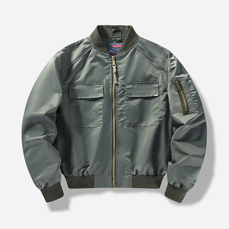 Berlin-Glamour-Bomberjacke mit Taschen und modernem Design