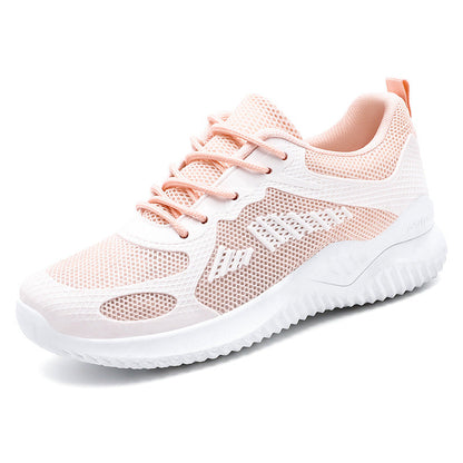 Damen Trainingsschuhe Leicht Atmungsaktiv Laufschuhe Schwarz