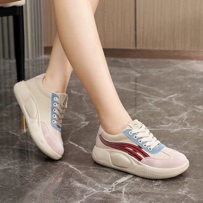 Damen Sneaker Sportlich Modisch Bequem