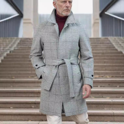 Herren Trenchcoat Modern mit Taschen und Slim Fit - BerlinGlamour