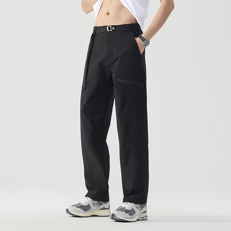 Herren Freizeithose mit Reißverschlusstaschen Sportlich Modern