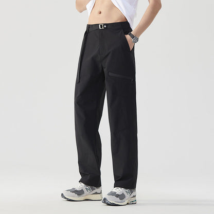 Herren Freizeithose mit Reißverschlusstaschen Sportlich Modern