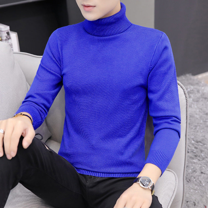 Herren Strickpullover Hochgeschlossen Elegant Modern