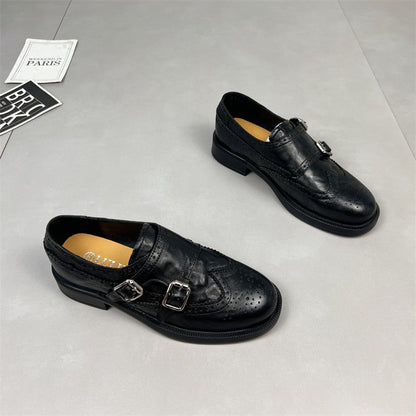 Damen Mokassins Elegante Schnallen Schuhe Frauen