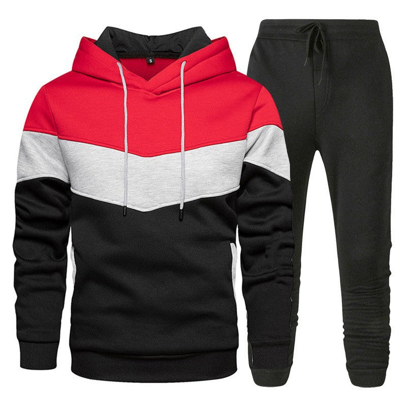 Herren Sport-Outfit Sweatshirt Jogginghose Set Sportlich - BerlinGlamour