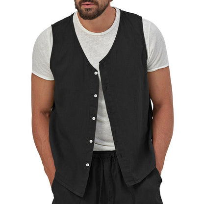 Herren Lederweste Lässig Modern Berlin