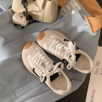 Damen Sneaker Luxus Wildleder Atmungsaktiv