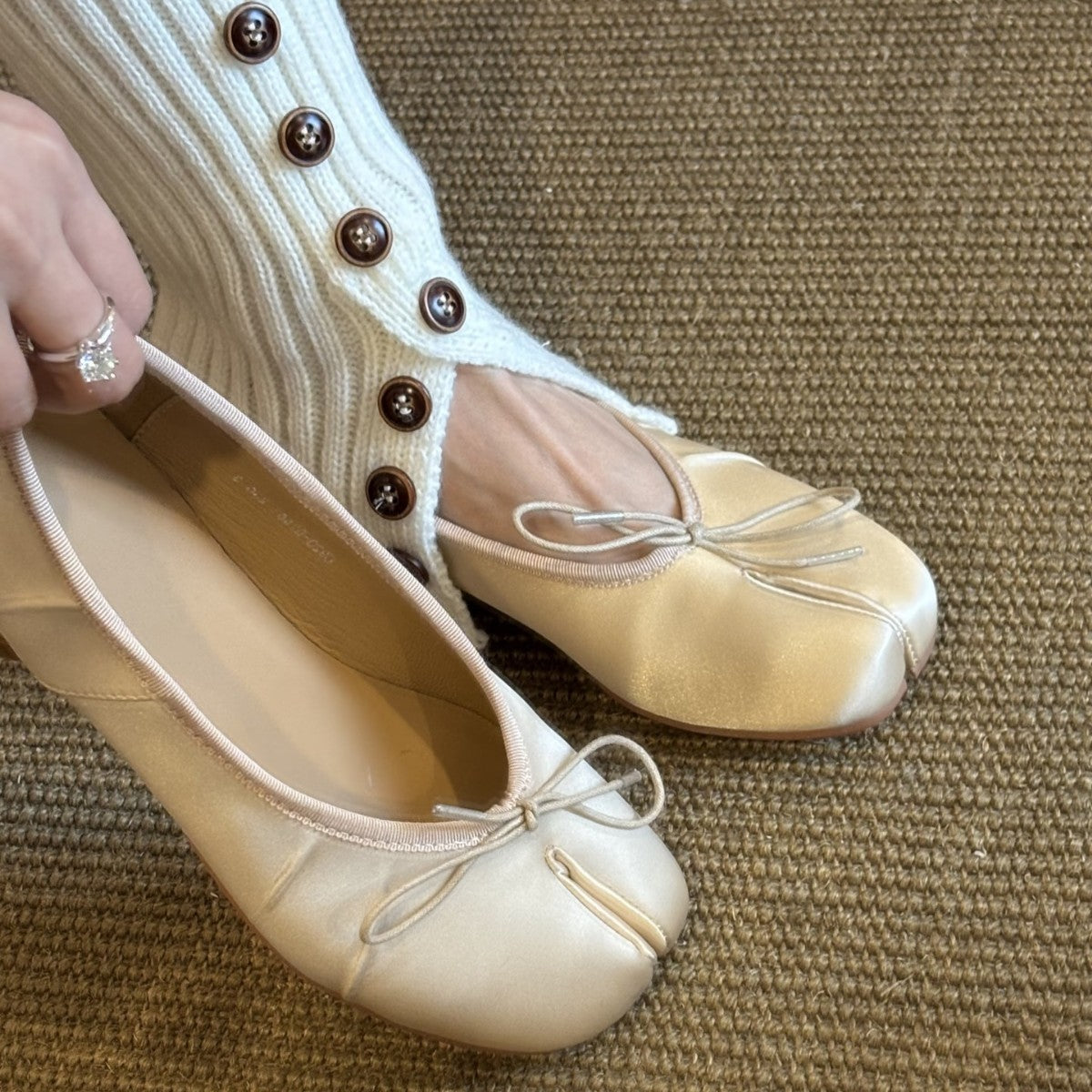 Damen Ballerinas Weich Satin Schuhe Modern - BerlinGlamour