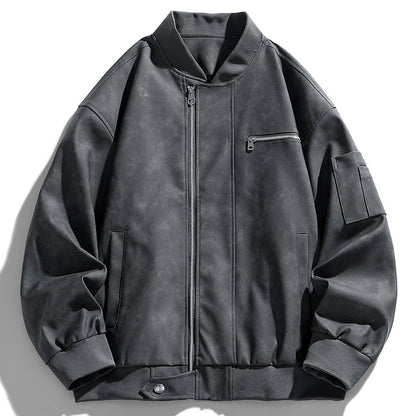 Herren Bomberjacke Funktionale Taschen Sportlich Modern - BerlinGlamour