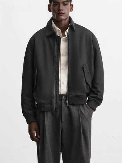 Herren Steppjacke Lässig Mit Taschen Modern