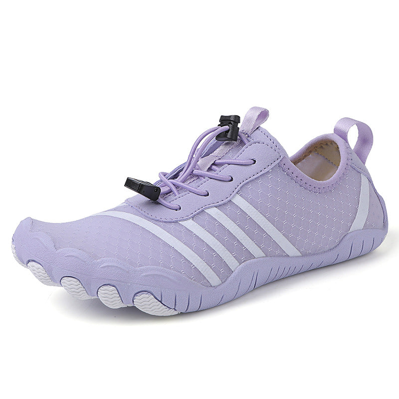 Damen Badeschuhe Sportlich Schnellschnürsystem Wasser Schuhe